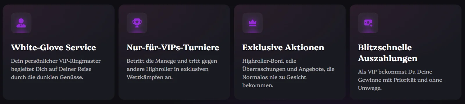 Lucky Circus Casino VIP-Vorteile mit persönlichem Service, exklusiven Turnieren und schnellen Auszahlungen